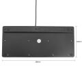 Keyboard Delicate Design K1000 10 inch Ultra Thin 78 Keys Wired Keyboard Mini USB PC Keyboard Keypad. 