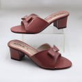 Ladies New Style Heeled Sandals | Imandi Enterprises | Women's Pink Color Shoes. 