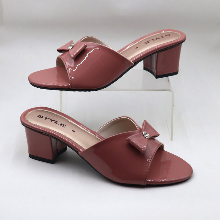 Ladies New Style Heeled Sandals | Imandi Enterprises | Women's Pink Color Shoes