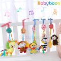 Hanging Baby Rattle Toy with Music and teether squeaky sound for Crib Stroller. 