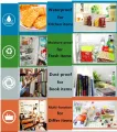 100pcs/pack Resealable Zip Lock Bags Self Seal Clear Plastic Ziplock Poly Bag Food Storage Package. 