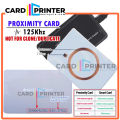 [1PCS] 125KHZ RFID / PROXIMITY CARD NON PROGRAM CHIP/ RFID/ ISO PVC PLASTIC CARD CONTACTLESS ACCESS/ EM4100 Compatible. 