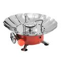 Windproof Portable Butane Gas Camping Stove Burner with Adjustable Cover Outdoor Camping Hiking Butane Gas Burner. 