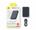Baseus EnerFill FM11 Ultra-Mini Magnetic Power Bank 10000mAh 22.5W (Includes Simple Cable Type-C to Type-C 20V/3A 30cm Black). 