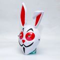 Frank's Rabbit mask, subway parkour, a kid adult full face cute folding rabbit Christmas party costume mask. 