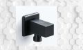 MILLER  Angle Valve Water Control Valve  Bathroom Tap Water Valve 1/2*1/2 Stainless Steel Black Angle valves. 