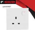 13A kevilton plug base square hole Switched Socket Outlet. 