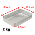 Aluminium Cake Tray 2kg High Quality Bakeware Rectangle Cake Tray Rectangular. 