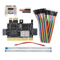 TL631 Pro LPC-DEBUG Diagnostic Card PCI PCI-E Mini PCI-E Motherboard Multifunction. 