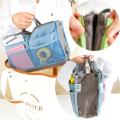 【Fullyoung_520 Store】Large Capacity Nylon Travel Desk Organizer Cosmetics Hand Purse Lady Makeup Bags Portable Bathing Bag Pouch. 