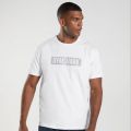 Gymshark DriFit Sports T shirt for men - White. 