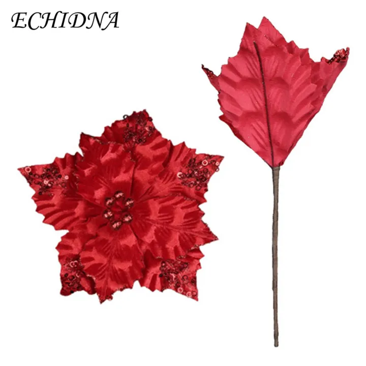 Durable%20Artificial%20Flowers%20for%20Christmas%20Sparkling%20Christmas%20Glitter%20Artificial%20Flower%20Red%20Golden%20White%20Holiday%20Decoration%20Reusable%20Wired%20Xmas%20Tree%20Wreath%20Fake%20Flower%20Party%20Supplies%20Artificial%20-%20Image%205