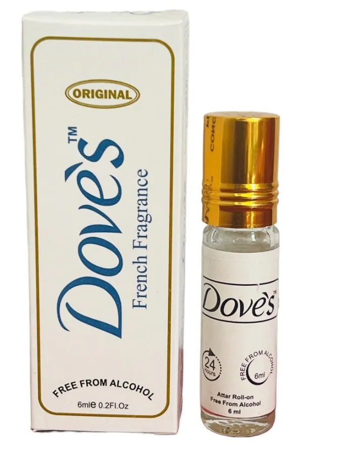 Dove's Fragrance Perfume 6ml Long Lasting Attar Perfume Oil