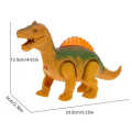 Electric Walking Dinosaur Toys Glowing Dinosaurs with Sound Animals Model for Kids Children Interactive Gift. 