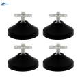 4 Pieces Pool Table Leveling Riser Game Table Heavy Duty Foot Pad Billiard/Pool Table Leg Leveler. 
