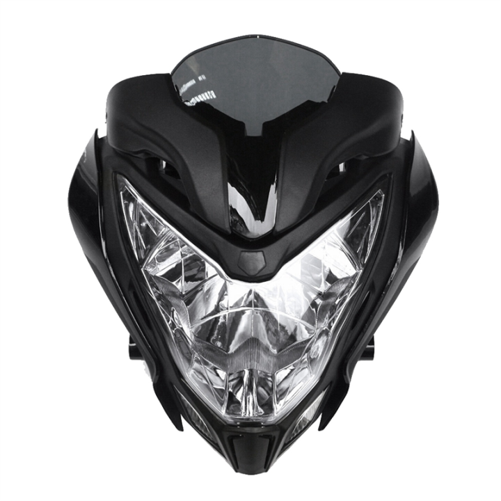 OYPFXMI Black Motorcycle Headlight Assembly Motorcycle Headlight Headlight Assembly for 150 200