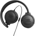 JBL Tune 500 3.5mm Jack Wired Headphone With Mic High-Quality JBL Pure Bass Sound Comfortable Wearing Durable Ear Cushion Black On-Ear Headphone. 