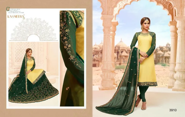 Kasmeera Semi stitched bridal wear Lehenga Choli