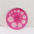 Stationery 360 Degree Round Ruler High Durability Plastic Template Ruler Circle Drawing Stencil Geometric Tool School Supplies. 