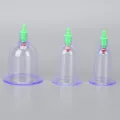 6pcs Cupping Cup,Professional Cupping Therapy Set Plastic Vacuum Suction Cup with Hand Pump for Back Neck Pain. 
