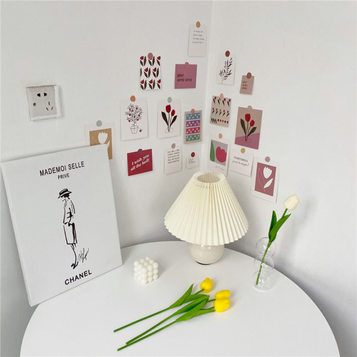 %E3%80%90The%20Quiet%20Page%E3%80%9117%20Sheets%20Ins%20Tulip%20Decoration%20Card%20Set%20Art%20Postcard%20Korean%20Style%20Flowers%20Diy%20Wall%20Sticker%20Photographic%20Props%20Background%20-%20Image%204