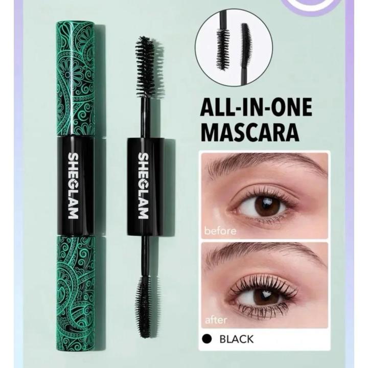 Sheglam make up Mascara Eyelash Extension Eye Lashes Brush Long-wearing Waterproof Sweat-proof eye Mascara makeup