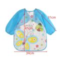 【HOT】 Cute Baby Bibs Waterproof Long Sleeve Apron Children Feeding Smock Bib Burp Painting Drawing Soft Toddler Clothing Bandana Bibs. 