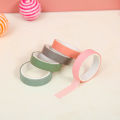 RHS Online 5 Rolls/Set Macaron Based Solid Color Washi Tapes Decorative Masking Tapes Sticky Paper Tape for Journals Diary DIY Crafts Gift Wrapping. 