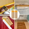 Sinoster Waterproof Masking Paper Premium Pre-taped Masking Paper 2 Rolls Strong Adhesive Waterproof Drape for Painting Diy Projects Multipurpose Protective Covering Sheets for Home Auto Wide Width Easy. 