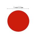 Inch 100-500Pcs Label Chroma Different Dot Stationery Color-Code Stickers 1 8(500Pcs). 