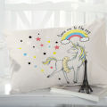 1pc Cartoon Unicorn Pillow Cover Pillow Case Bedding Pillowcase Pillowcovers Decorative 50x70 50x75 Kids Girl Children. 