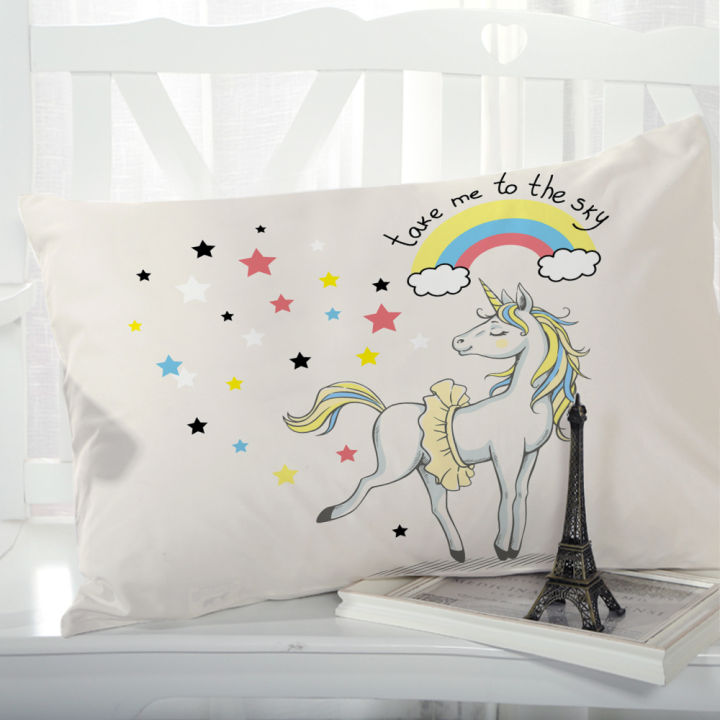 1pc%20Cartoon%20Unicorn%20Pillow%20Cover%20Pillow%20Case%20Bedding%20Pillowcase%20Pillowcovers%20Decorative%2050x70%2050x75%20Kids%20Girl%20Children%20-%20Image%203