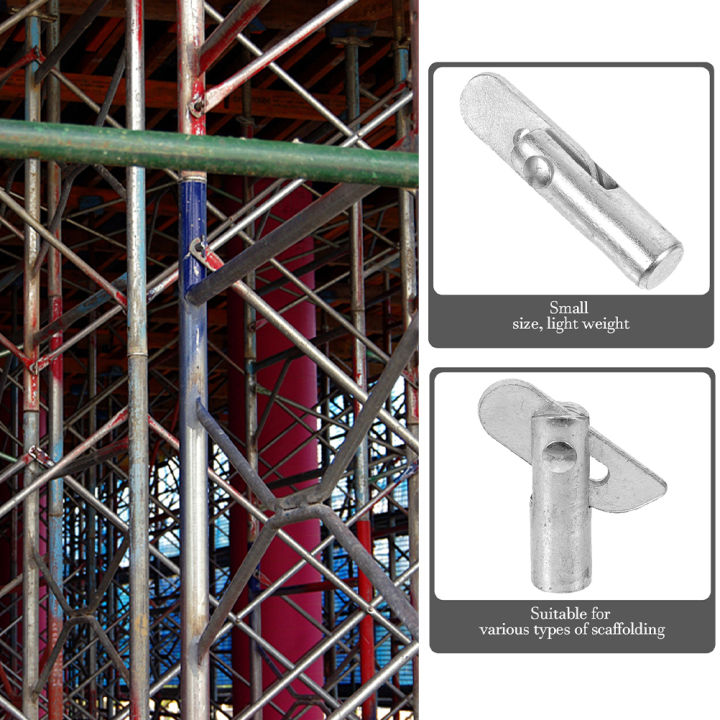 10pcs Scaffolding Scaffolding Coupling 12mmx45mm Galvanized Steel Fixing Pins Compact Parts Replacement