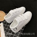 Spring and Autumn Black Student Comfortable Women's Break Sneaker Stickers All Women's Magic Leather Surface Korean Style Shoes Sneakers Lazy Leisure Shoes ﹃. 