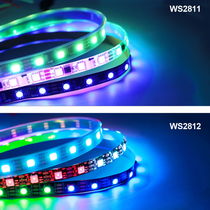 WS2812B%20WS2811%20WS2813%20WS2815%2030/60/144%20leds/m%20Smart%20Pixels%20RGB%20LED%20Strip%20WS2812%20Individually%20Addressable%20Led%20Tape%20DC5V%2012V%20-%20Image%203