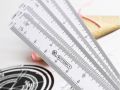 Butterfly Architectural Fan Scale Ruler - Multi-Functional Engineer, Architecture Scale Ruler Metric Measuring. 