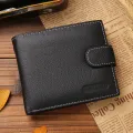 【ZIME】 Leather Men Wallets Cow Leather Solid Sample Style Zipper Purse Man Card Horders Famous Brand High Quality Male Wallet. 