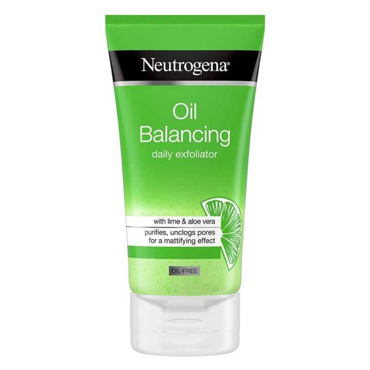 NEUTROGENA Oil Balancing Daily Exfoliator with Lime & Aloe Vera for Oily Skin - 150ml