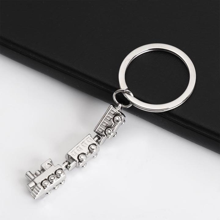 Working Train Keychain Car Keychain Train Model Mini Train Model Alloy Keychain Metal Alloy ...