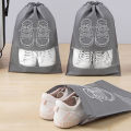 Shoes Storage Bag Closet Organizer Non-woven Travel Portable Bag Waterproof Pocket Clothing Classified Hanging Bag. 