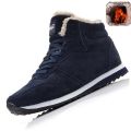 Plus Size Outdoor Warm Winter Women's Sneakers Men Running Shoes Sports Women Blue Lady Ladies Sport Shoes Sneakers Fur GMB-2707. 