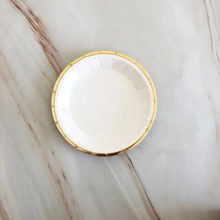 paper%20plates%20Gold%20White%20Disposable%20Tableware%20Paper%20Plate%20Straws%20Cup%201st%20Birthday%20Party%20Wedding%20Decor%20Kids%20Baby%20Shower%20Party%20SuppliesParty%20Tableware%20-%20Image%205