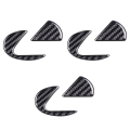 3X for IS F Sport GS ES RX NX Carbon Fiber Steering Wheel Emblem Decal Sticker. 