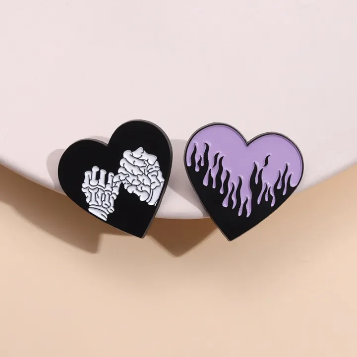 new%20heart%20red%20Enamel%20Pin%20Starry%20Heart%20Brave%20Cats%20Bloodthirsty%20Hug%20Brooches%20Bag%20Clothes%20Lapel%20Pin%20Badge%20Jewelry%20Gift%20Doctor%20-%20Image%204