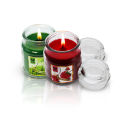 Iris 3Oz Glass Jar Candle - Green Tea And Bamboo / Dewberry. 
