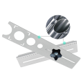 Multifunctional Universal Tile Hole Locator 40cm Universal Ruler Thickness 1mm Drilling Tool Easy to Use. 