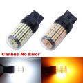QUANBU 4 Pcs Led Light: 2 Pcs T20 7440 W21W Wy21W 144-Smd Reverse Light Led Bulbs & 2 Pcs No Hyper Flash 1156 Car Led Light. 