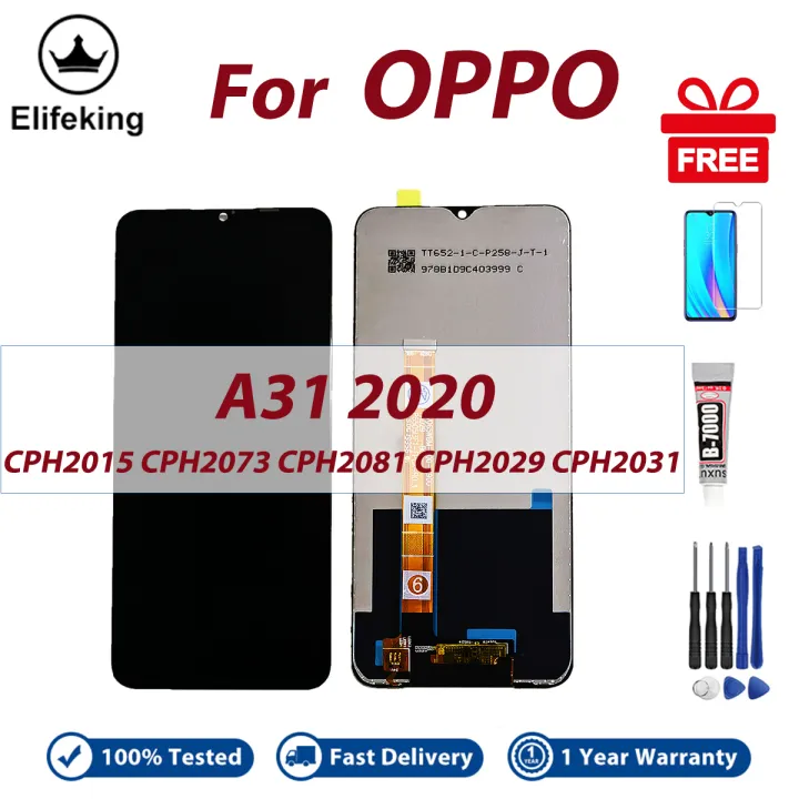 LCD For OPPO A31 2020 CPH2015 CPH2073 CPH2081 Display Touch Screen Digitizer Assembly Replacement Parts CPH2029