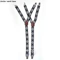 Mens Y Shape Adjustable Elastic Shirt Holders Straps Sock Non-Slip Clamps Leg Suspenders Shirt Stays Garters. 
