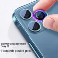 iPhone Camera Lens Metal Ring Protector For iPhone 15 14 13 12 11 Pro Max Camera Lens Film Tempered Glass Scratch Resistant Premium 3D Metal Full Cover Protection Titanium Black Blue Gold Purple Multicolor Color Rings. 